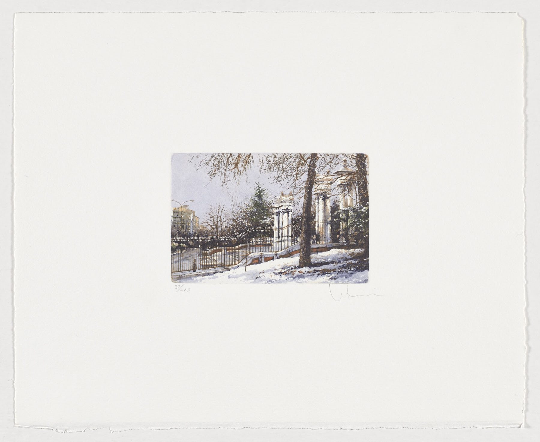 Madrid nevado (III), Venancio Arribas