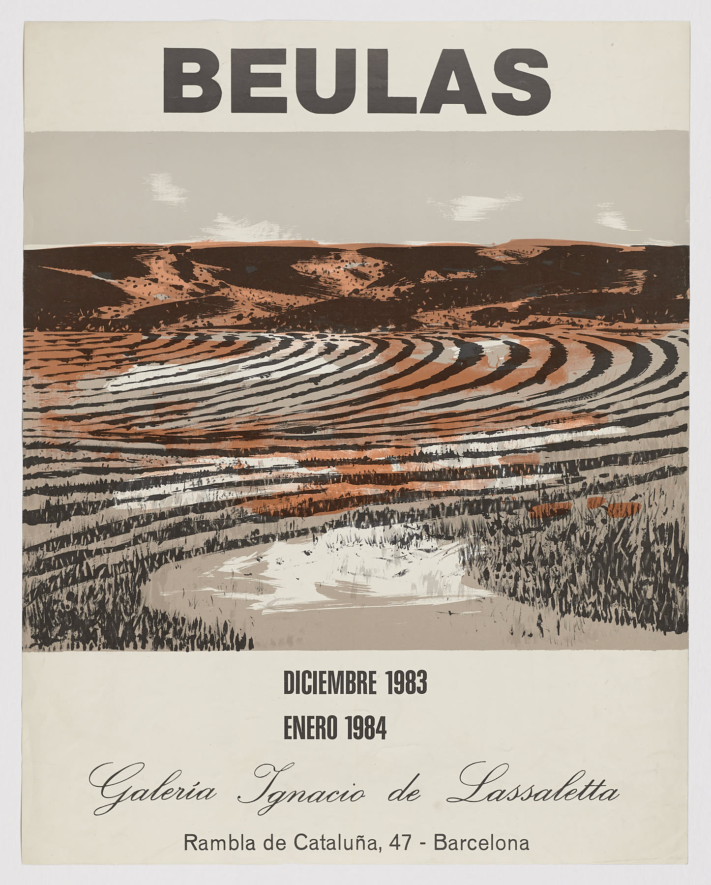 Galería Ignacio de Lassaletta, 1983-1984, José Beulas