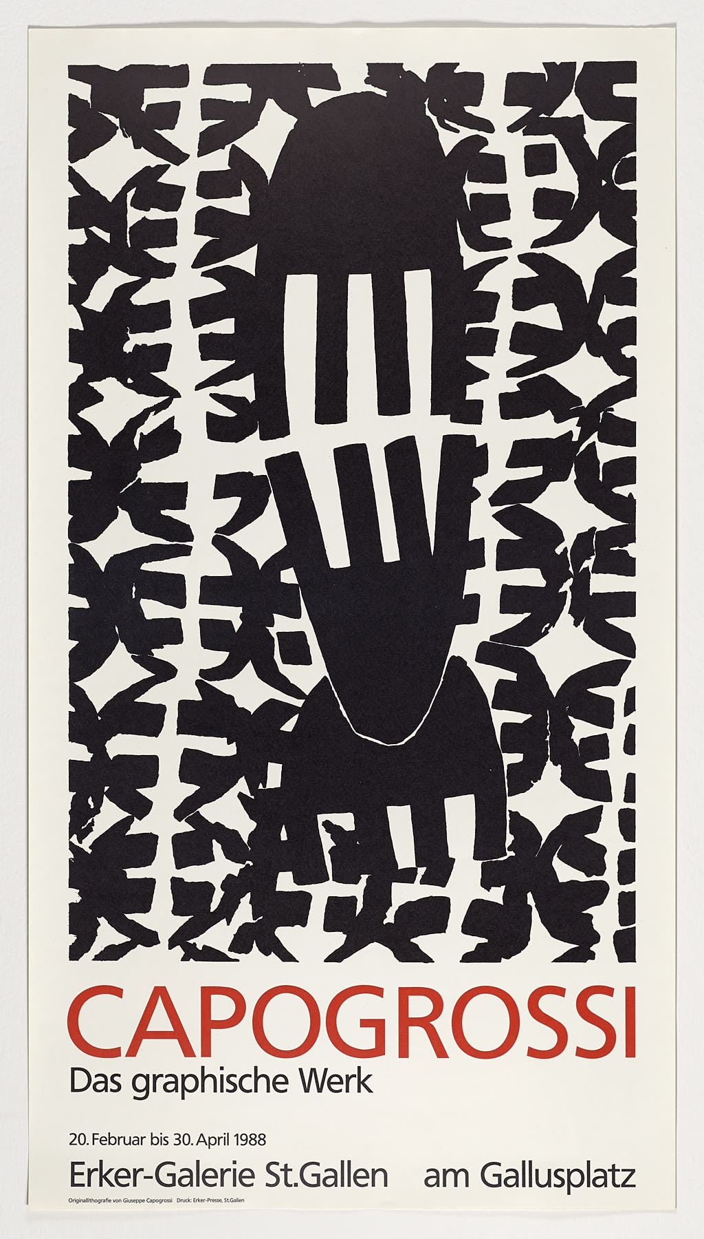 Galerie Im Erker, 1988, Giuseppe Capogrossi