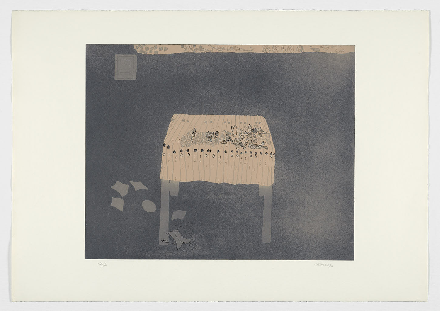 Homenaje a George Braque, 1976, Jorge Castillo