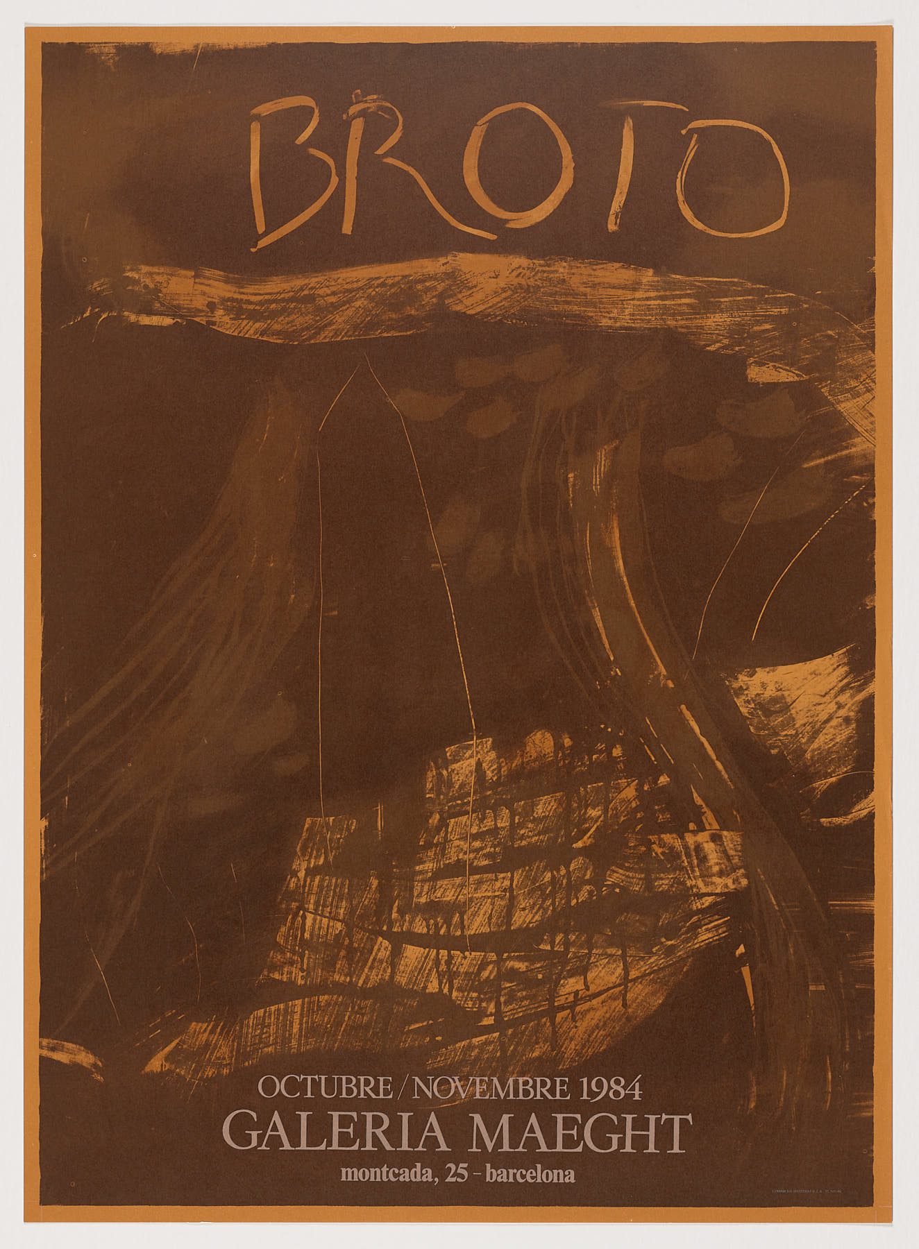Galería Maeght, 1984, José Manuel Broto