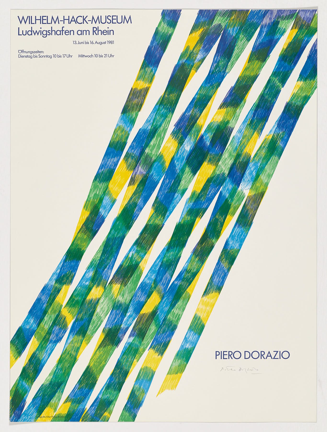 Wilhelm-Hack Museum, 1981, Piero Dorazio