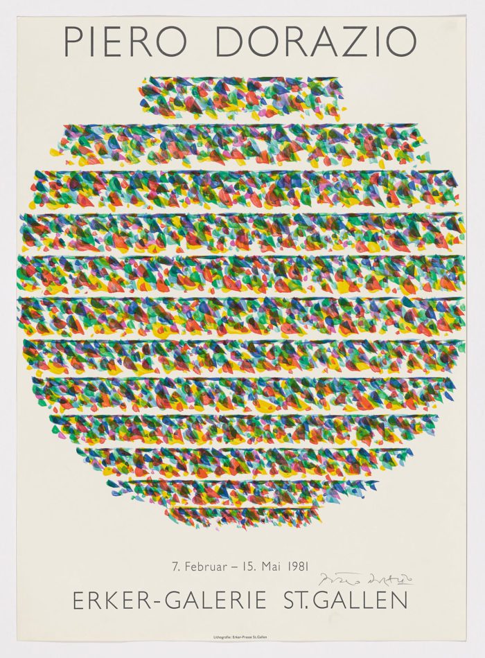 Erker - Galerie. St. Gallen, 1981, Piero Dorazio