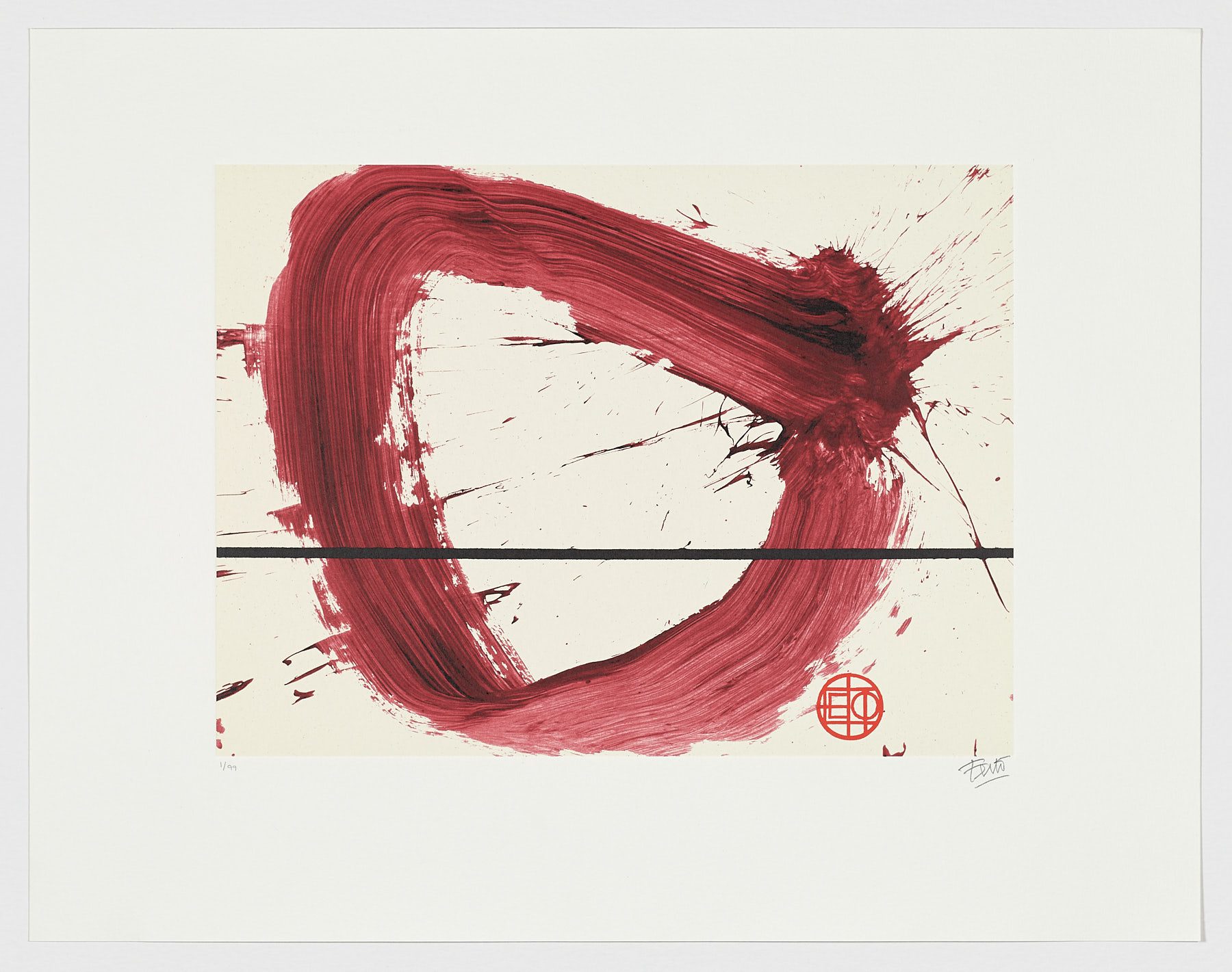 Sin título 2015 Nº 19, Luis Feito