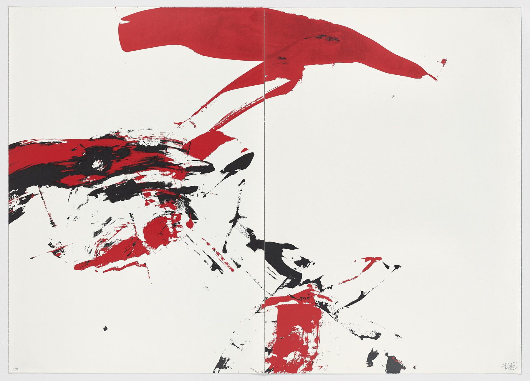 Sin título I (díptico), Luis Feito