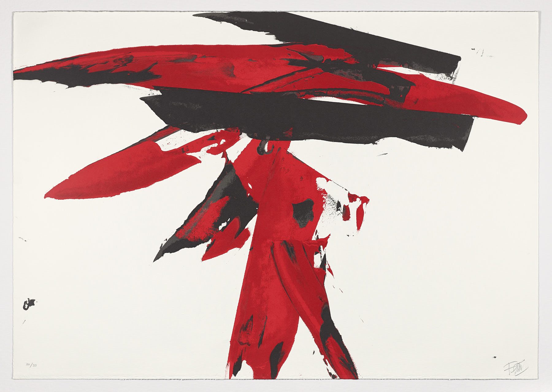 Sin título V, 2017, Luis Feito