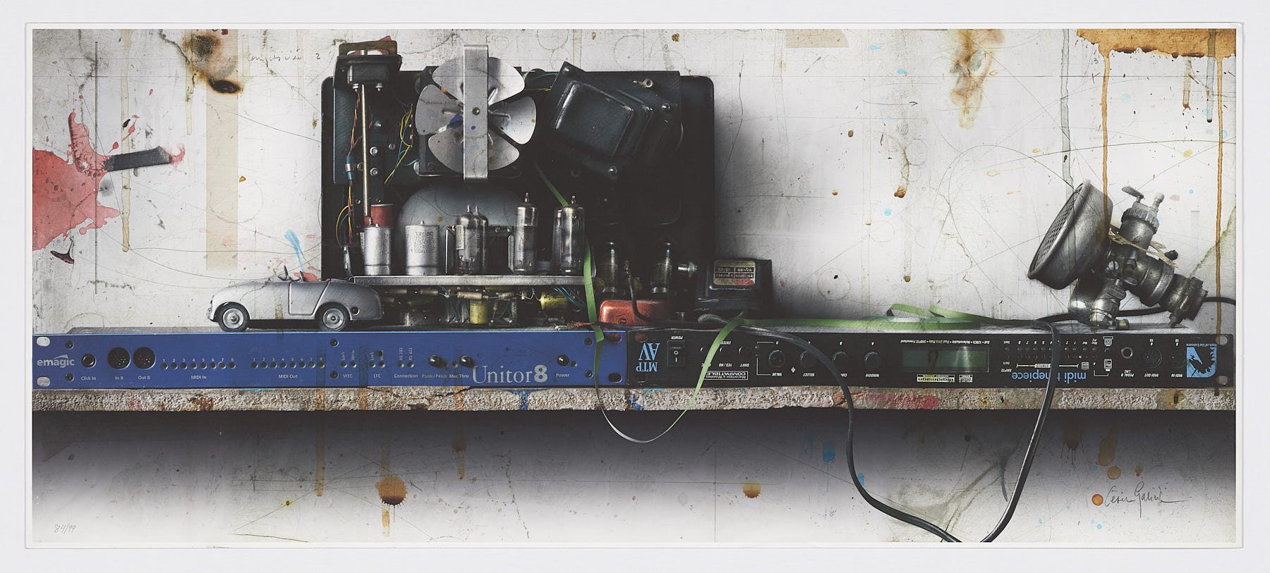 Bodegón con carburador, César Galicia