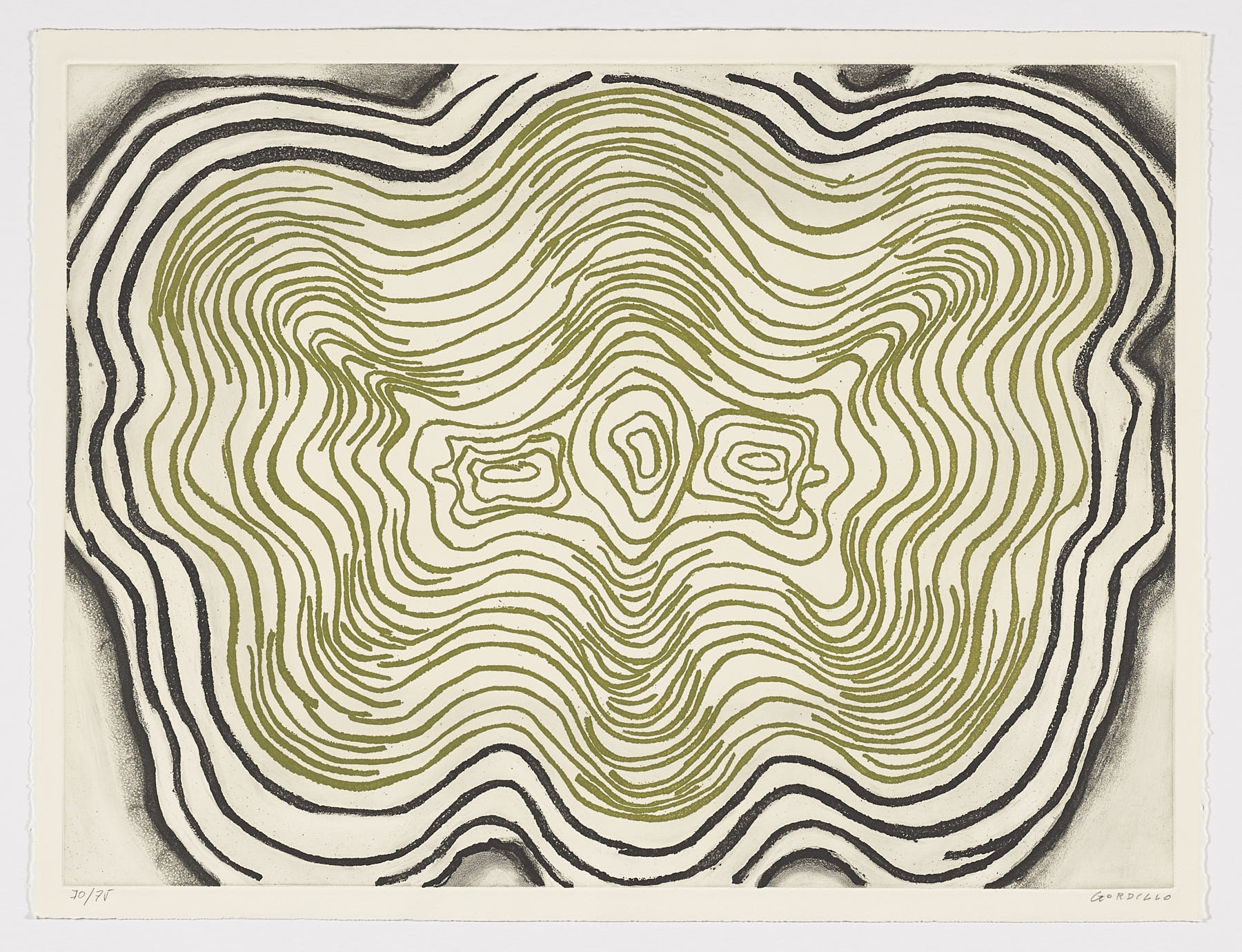 Frontal (III), 1991, Luis Gordillo