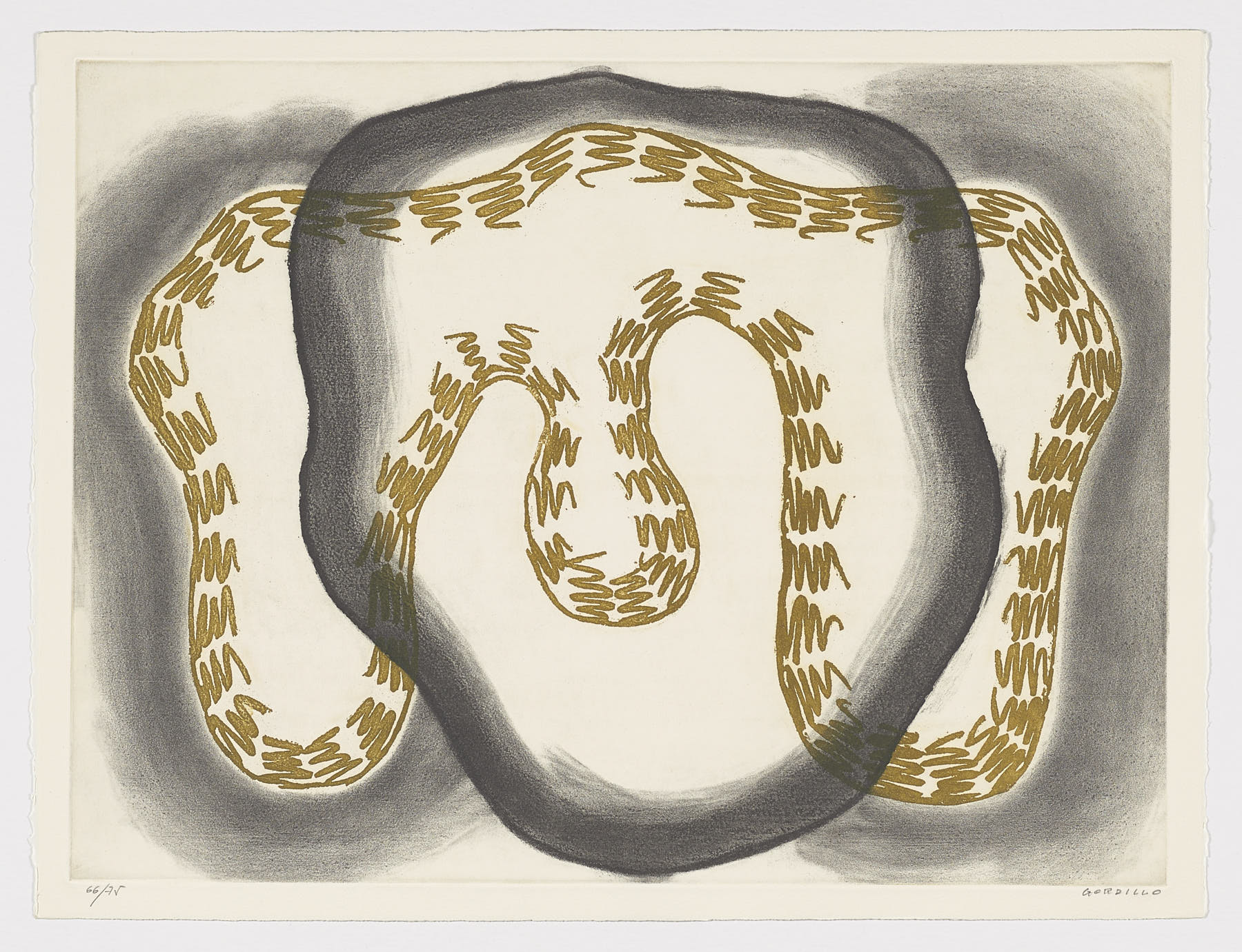 Frontal (I), 1991, Luis Gordillo