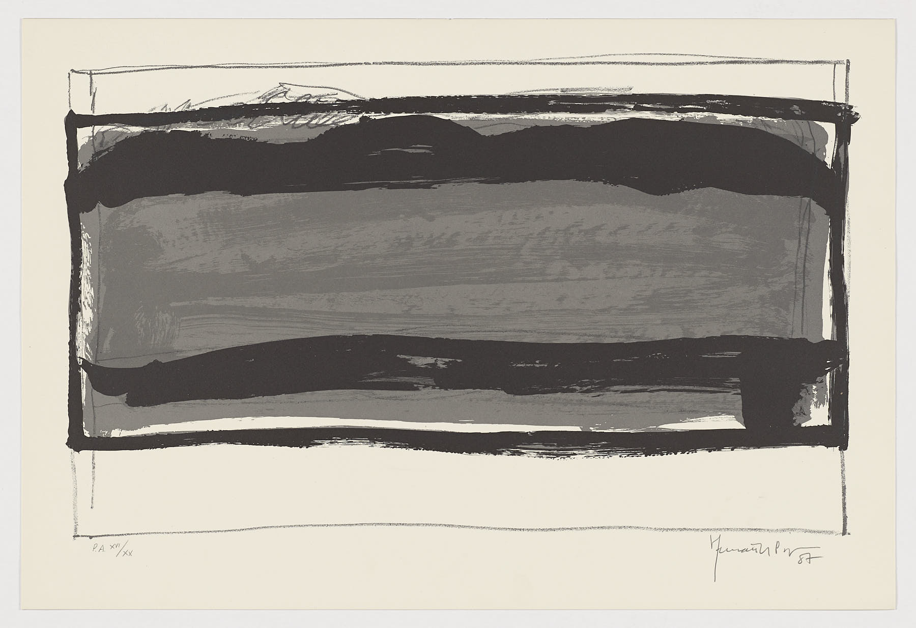 Portfolio Galería Joan Prats, 1989, Joan Hernández Pijuán