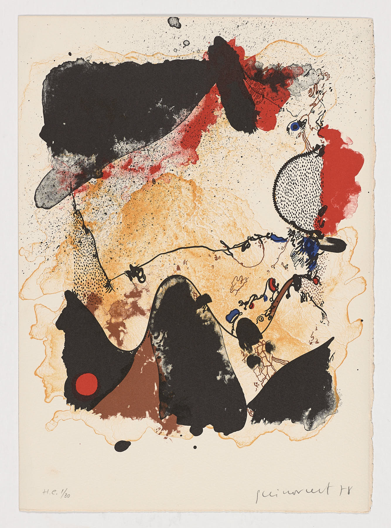 Polígrafa XV anys, 1979, Josep Guinovart