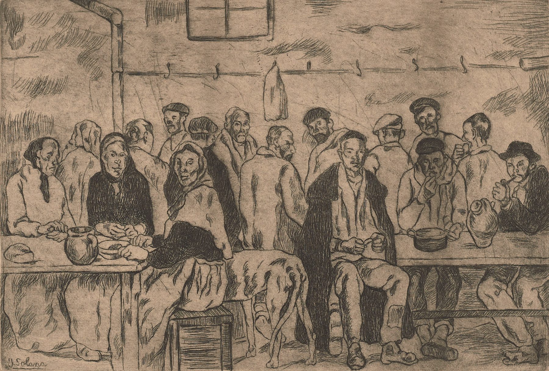 El comedor de los pobres (Nº 11), José Gutiérrez Solano