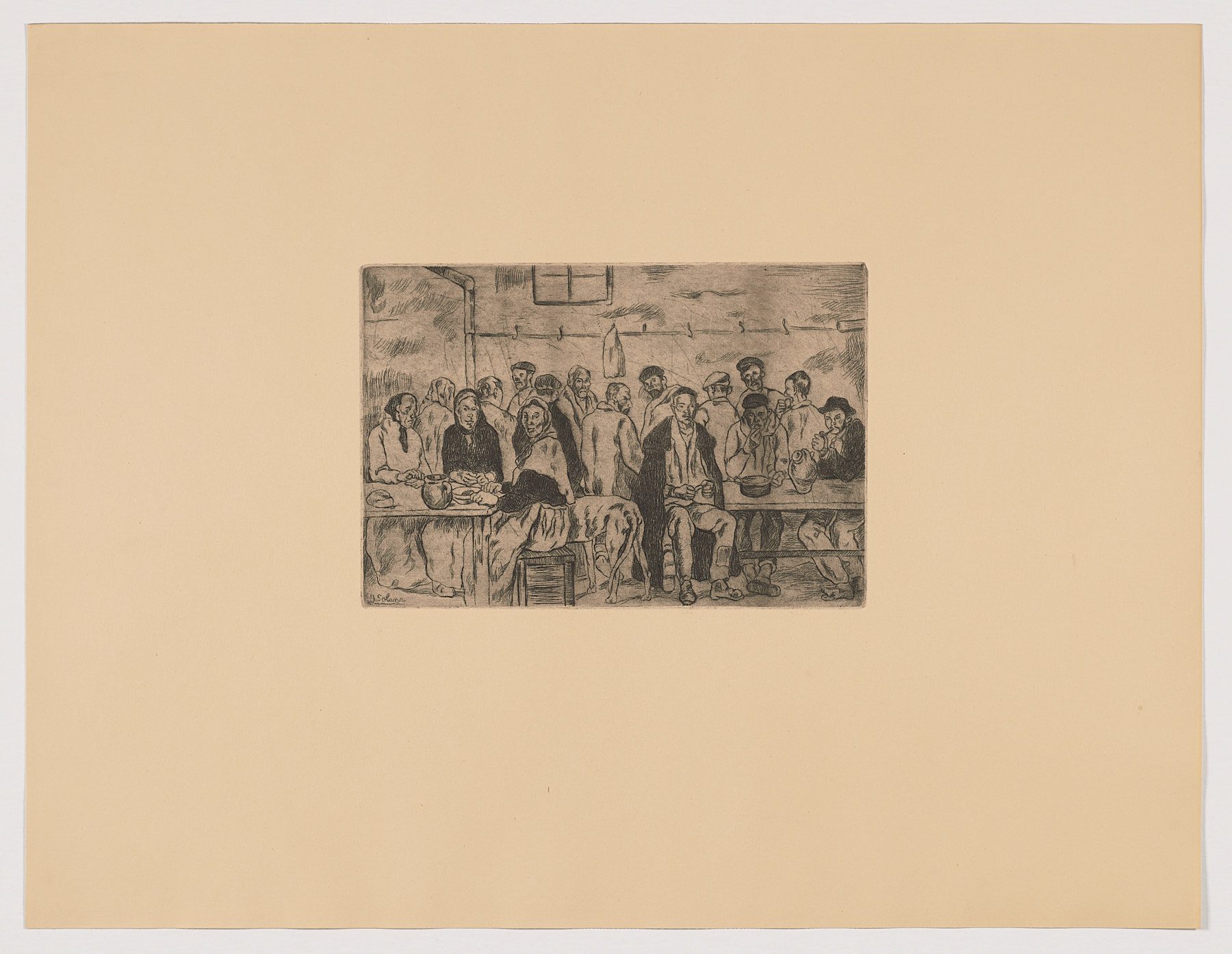 El comedor de los pobres (Nº 11), José Gutiérrez Solano