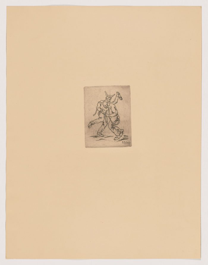 Máscaras diablos bailando (Nº 18), José Gutiérrez Solano