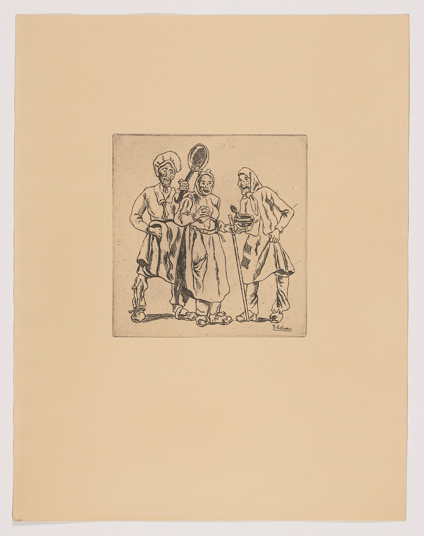 Máscaras cocineras (Nº 22), José Gutiérrez Solano