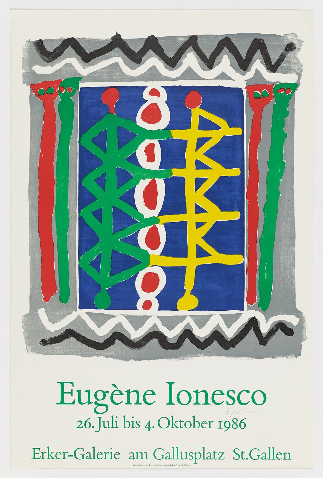 Erker-Galerie, 1986, Eugene Ionesco