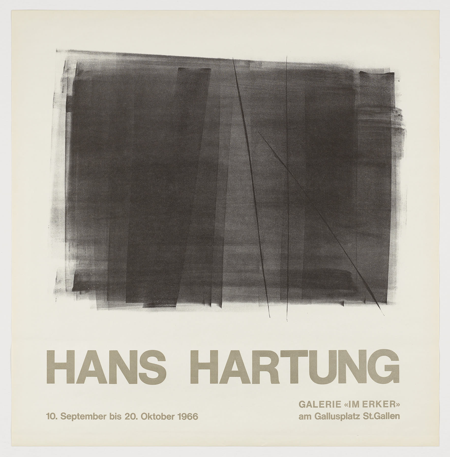 Galerie Im Erker, 1966, Hans Hartung