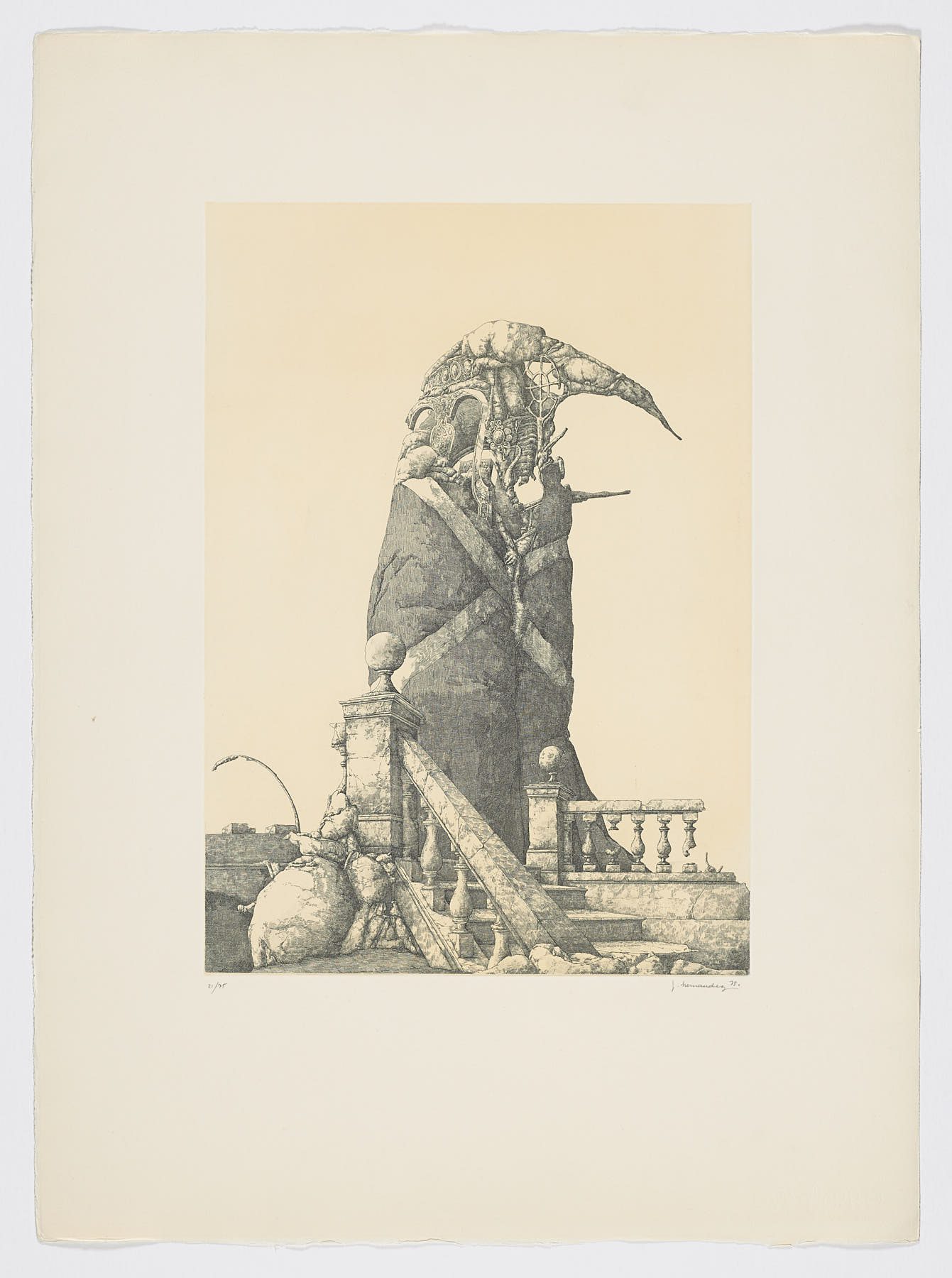 El monumento inacabado, 1975, José Hernández