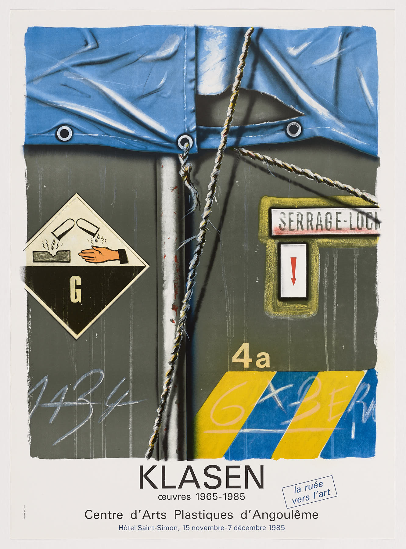 Centre d´Arts Plastiques d´Angouleme, 1985, Peter Klasen