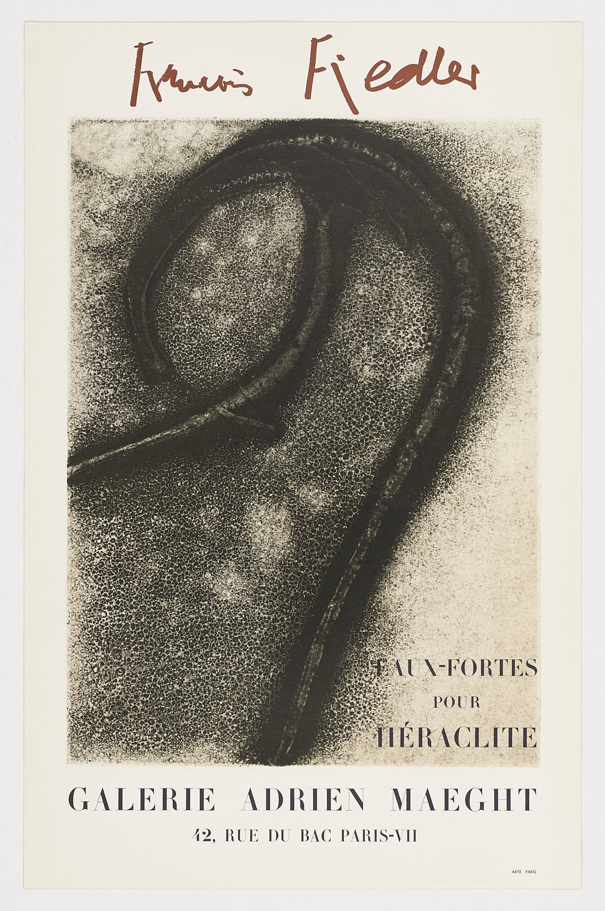 Eaux-Fortes pour Héraclite, Francois Fiedler