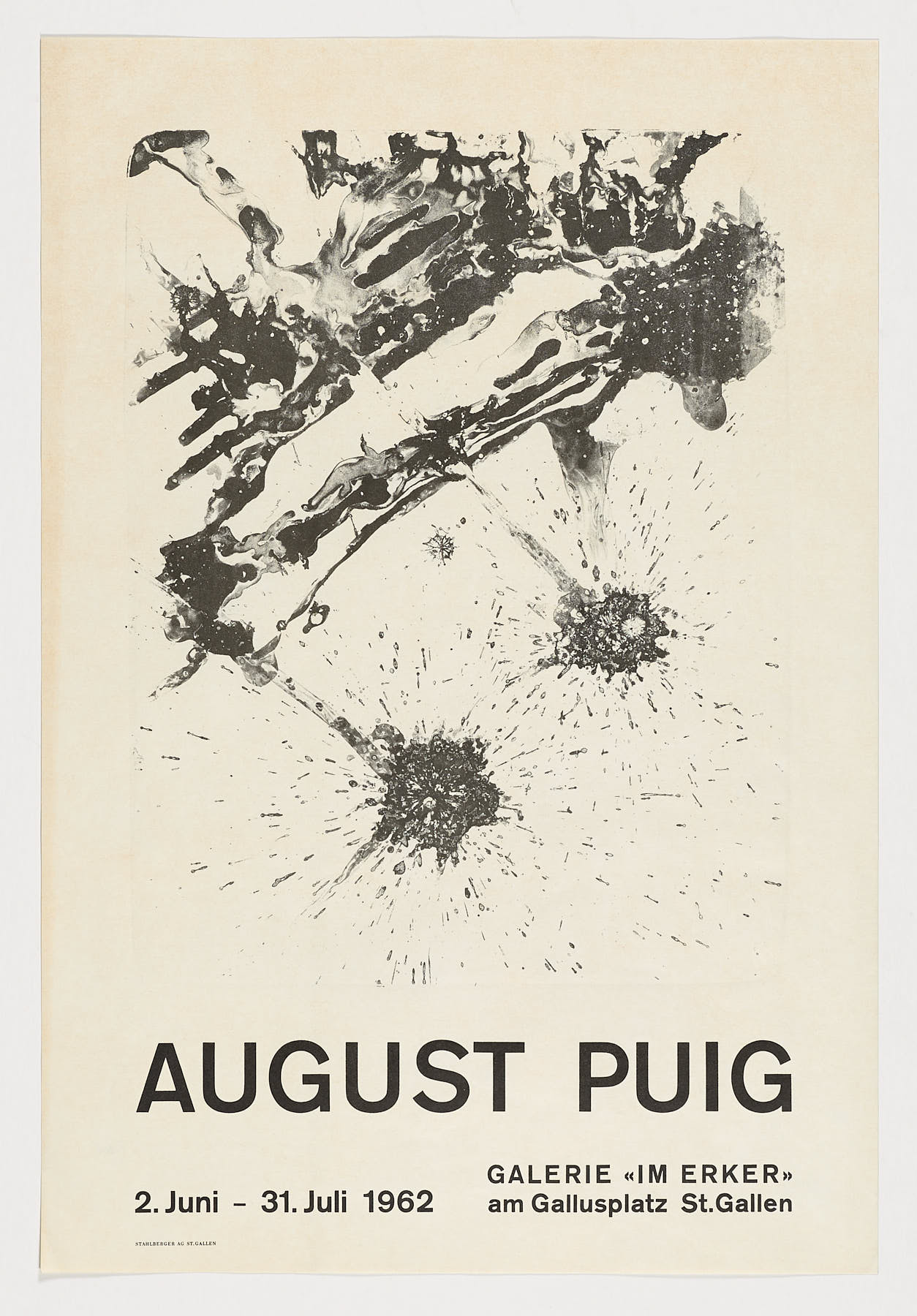 Galerie im Erker, 1962, August Puig