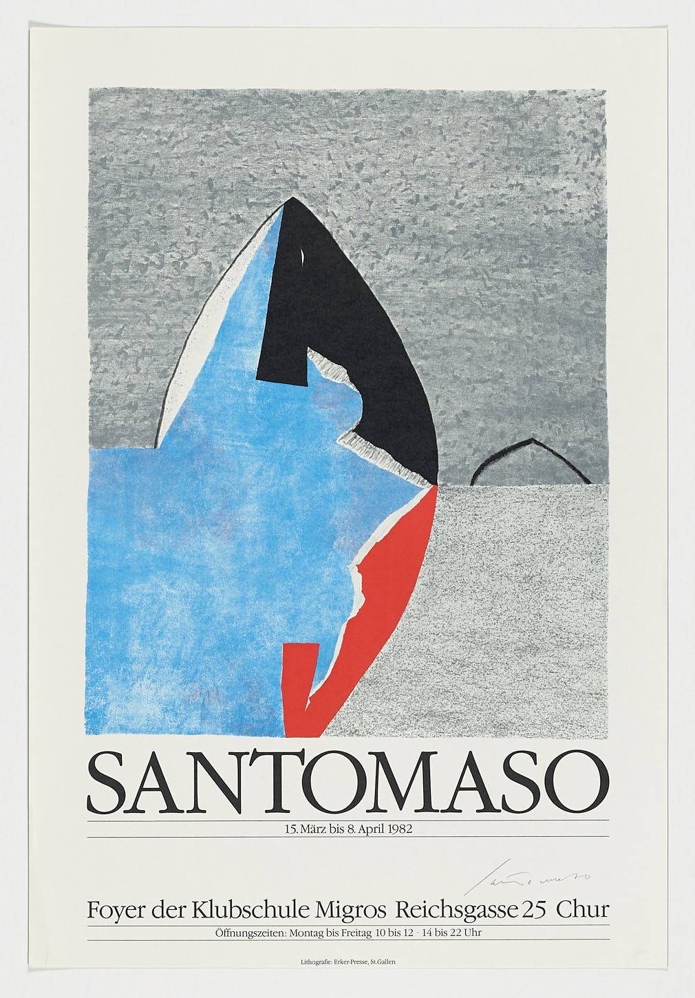 Foyer der Klubschule Migros, 1982, Giuseppe Santomaso