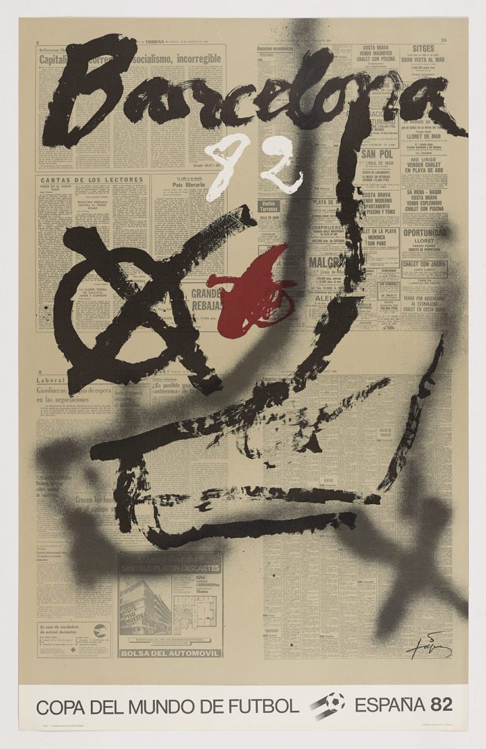 Mundial 82. Chut, 1982, Antoni Tàpies