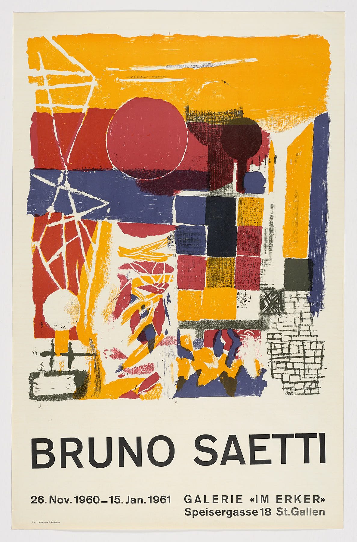 Galerie im Erker, 1961, Bruno Saetti