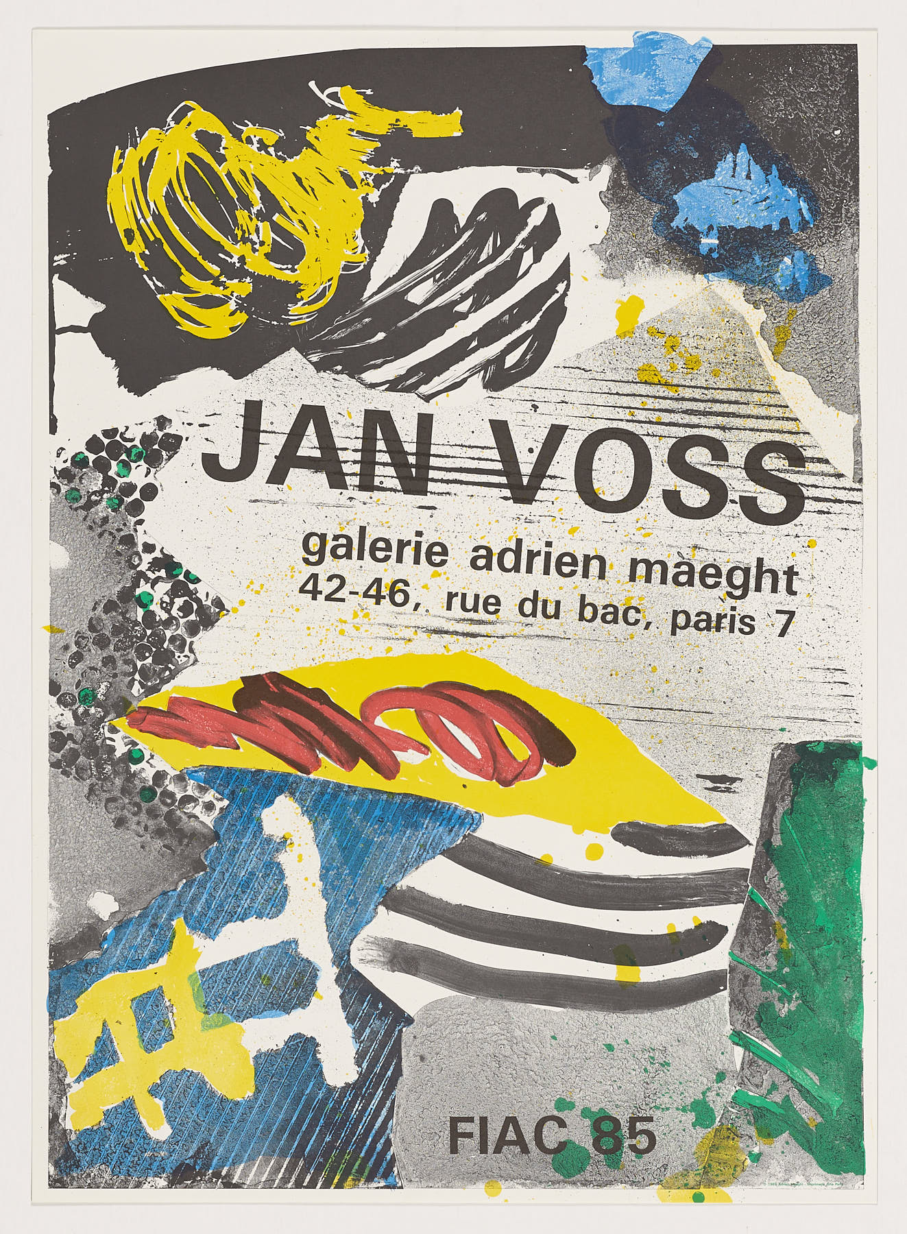Galerie Adrien Maeght - Fiac 85, Jan Voss