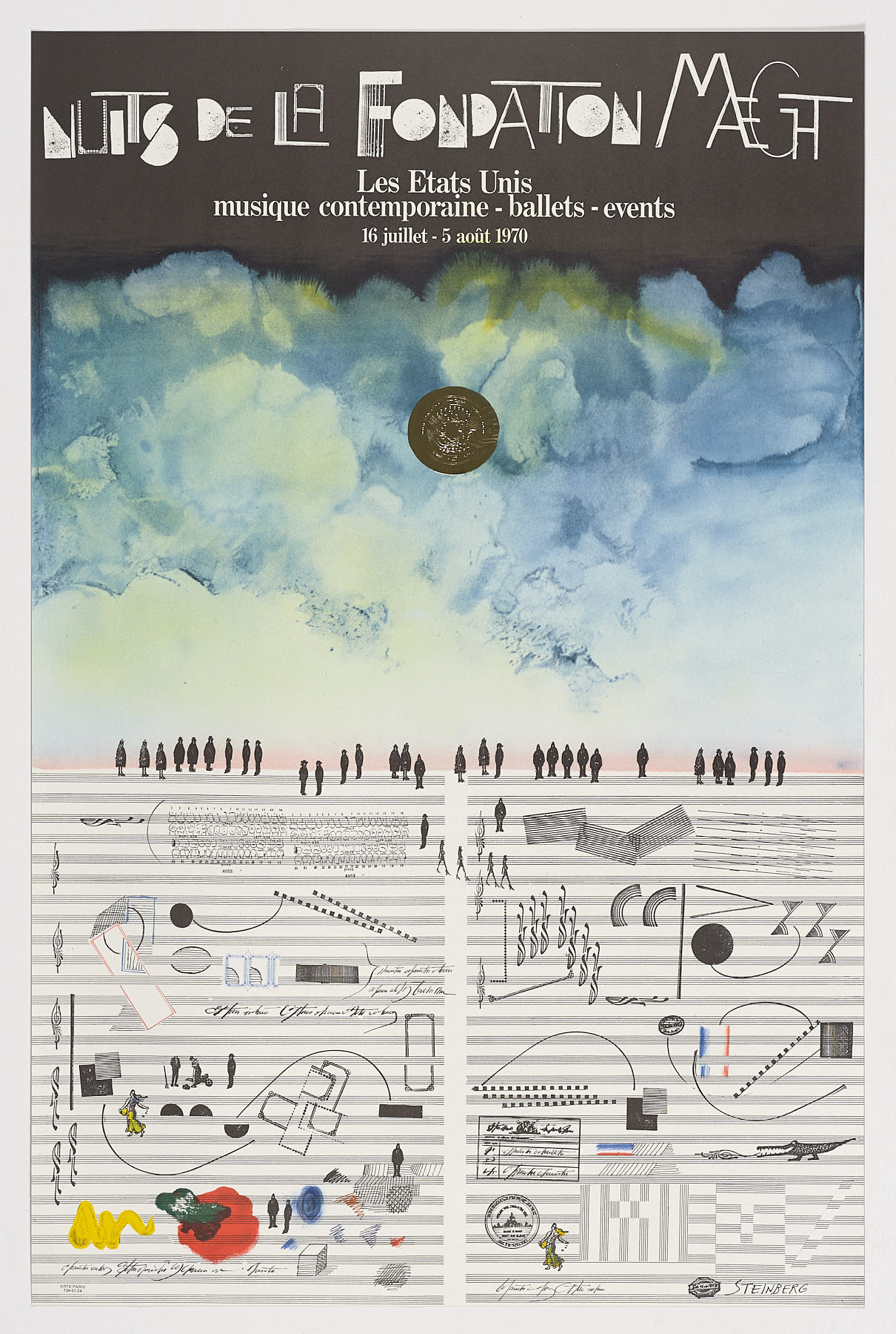 Nuits de la Fondation Maeght, 1970, Saul Steinberg
