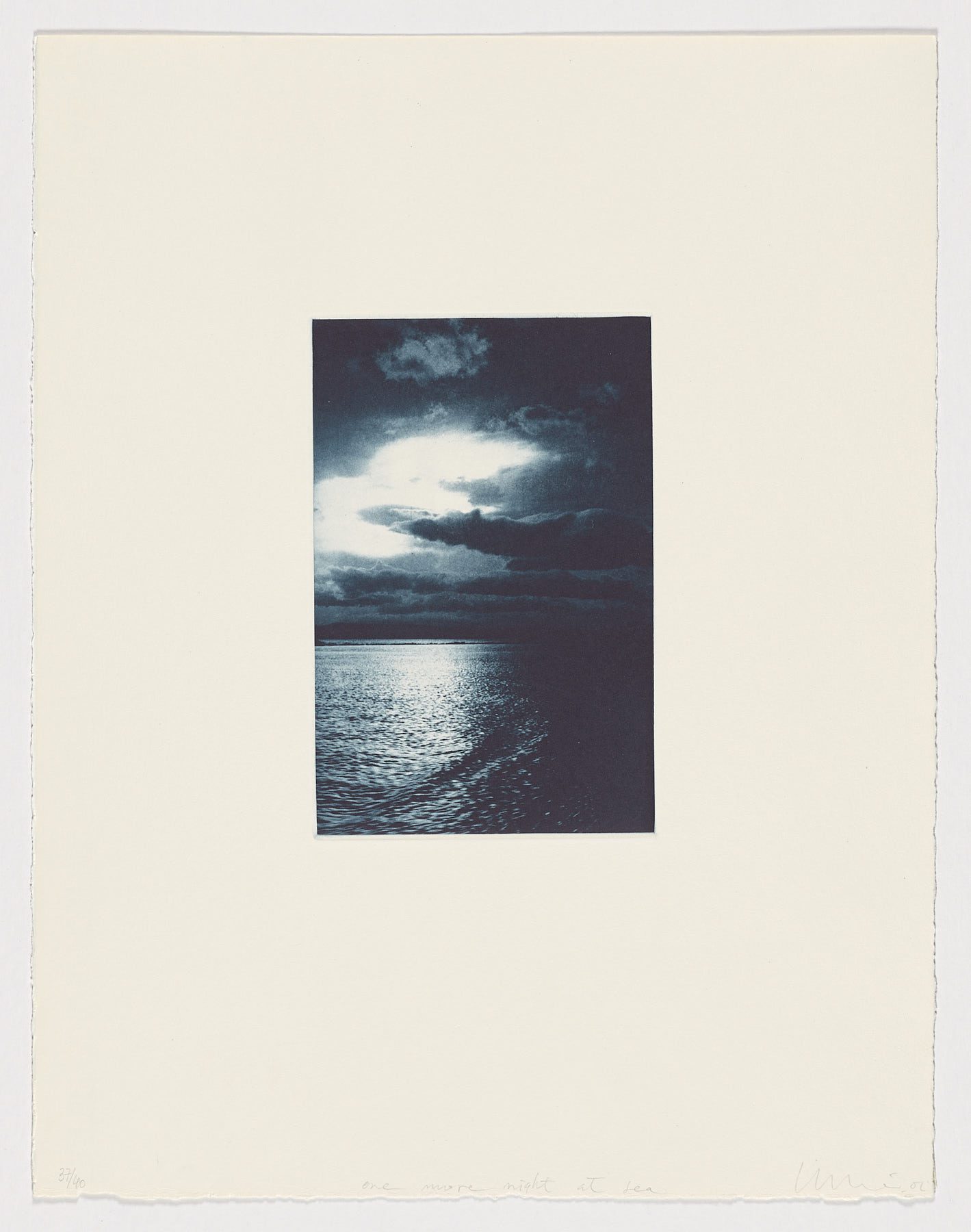 One more night at sea (3), 2002, Juan Uslé