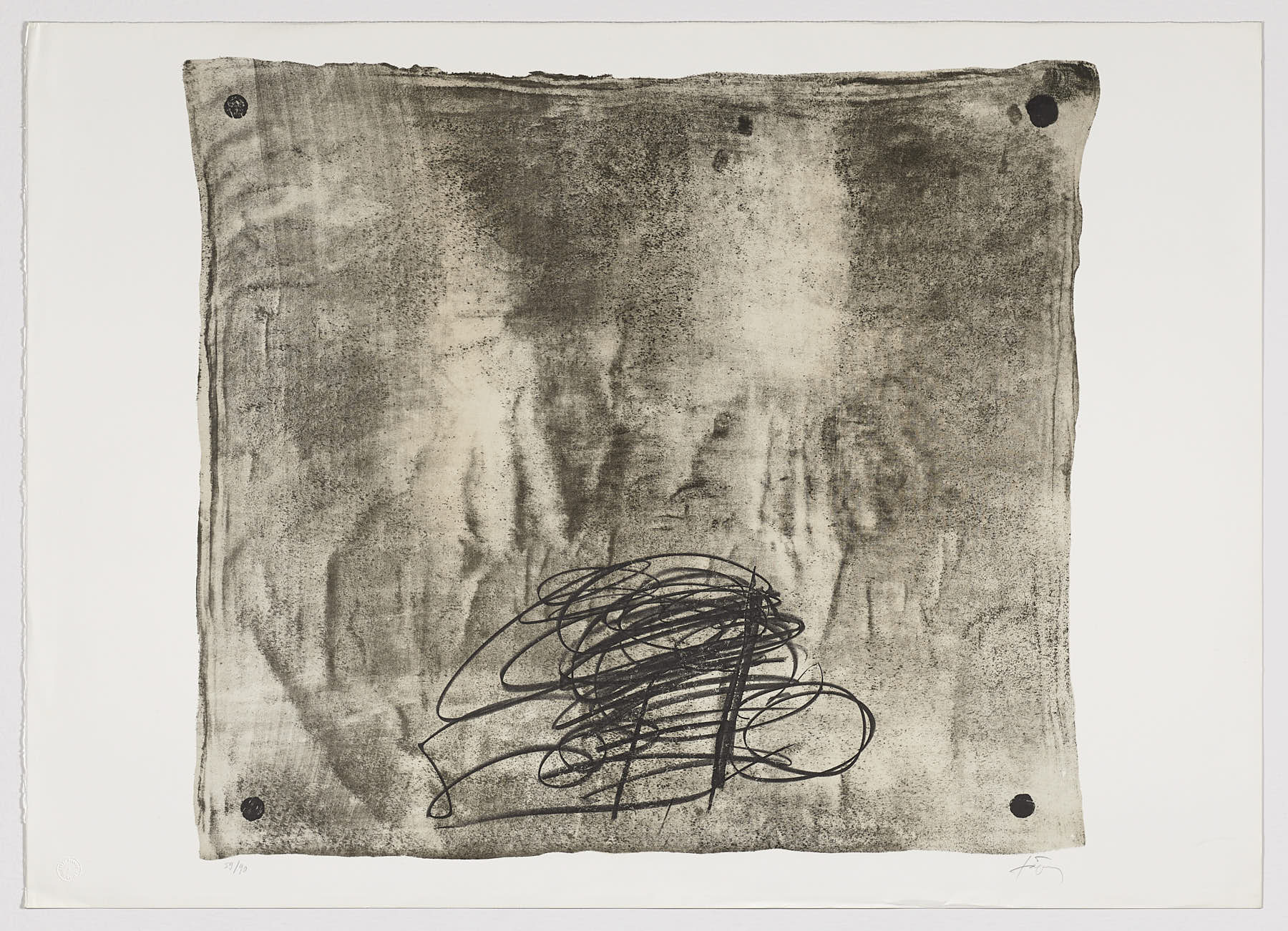 Chaise Ficeleé (variations IX), Antoni Tàpies