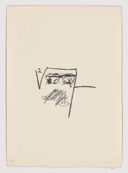 Llambrec material VI, 1975, Antoni Tápies