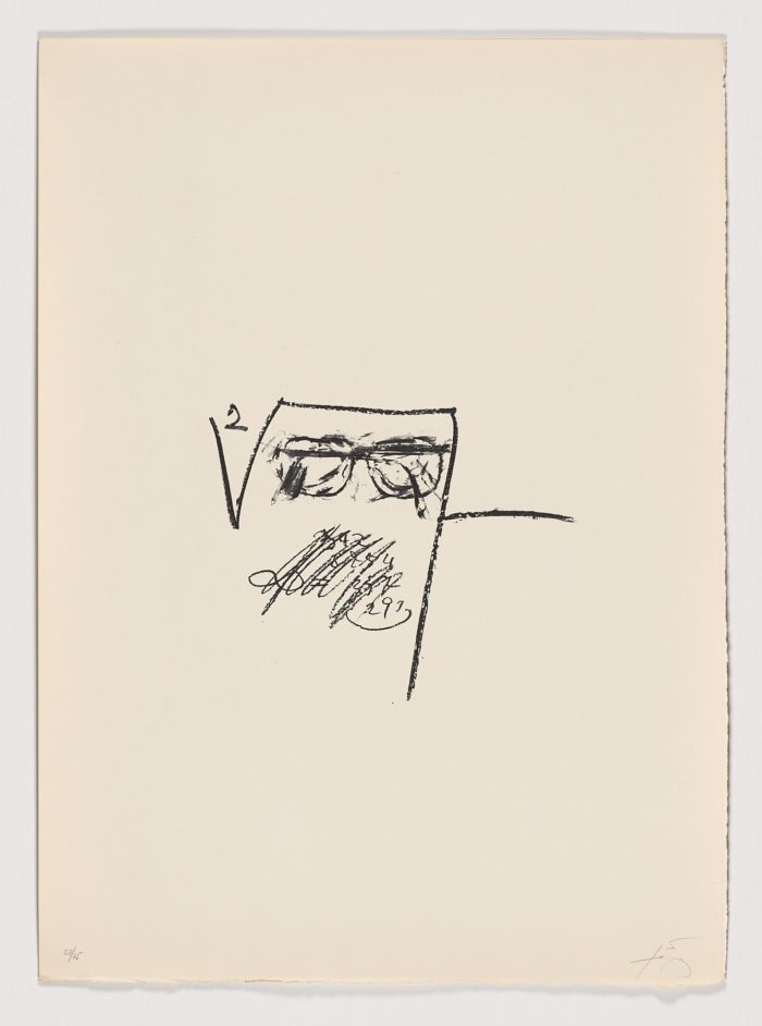 Llambrec material VI, 1975, Antoni Tápies