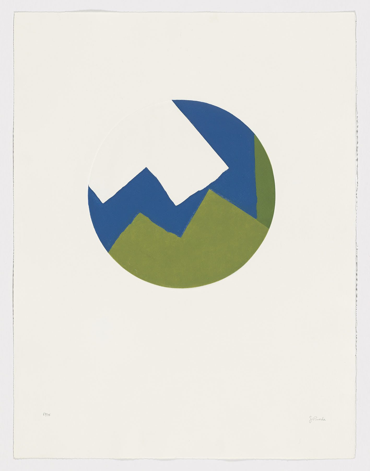 Perfiles, siluetas y límites (III), 1991, Gerardo Rueda