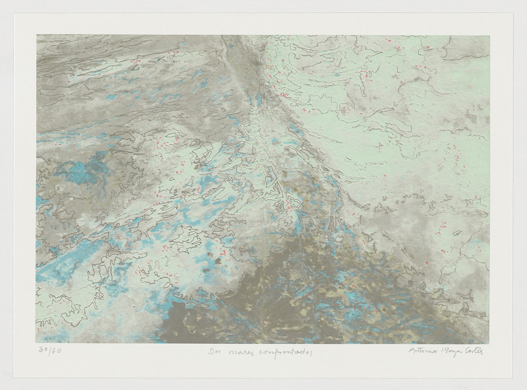 Dos mares confrontados II, Antonio Maya