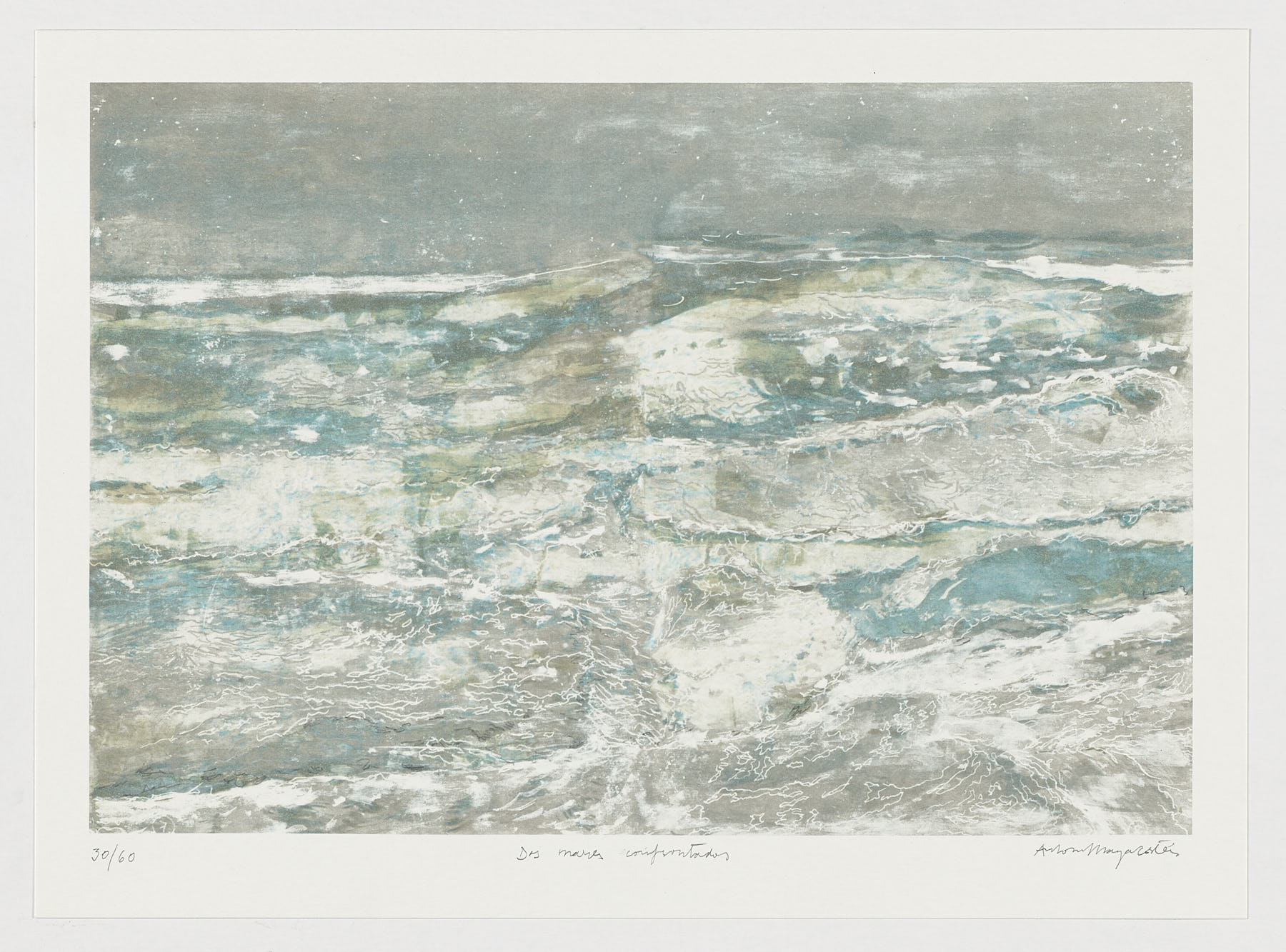 Dos mares confrontados I, Antonio Maya