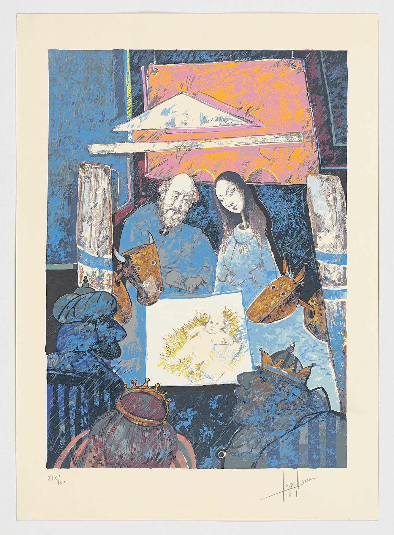 La adoración de los Reyes, Manuel López Herrera