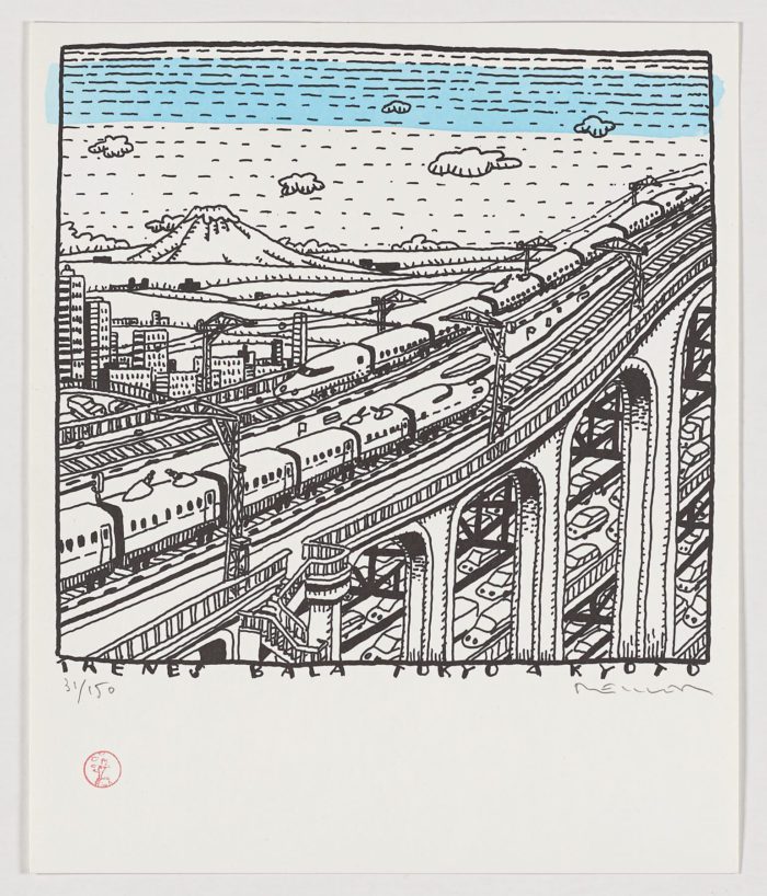 Trenes bala Tokio a Kyoto, Fernando Bellver