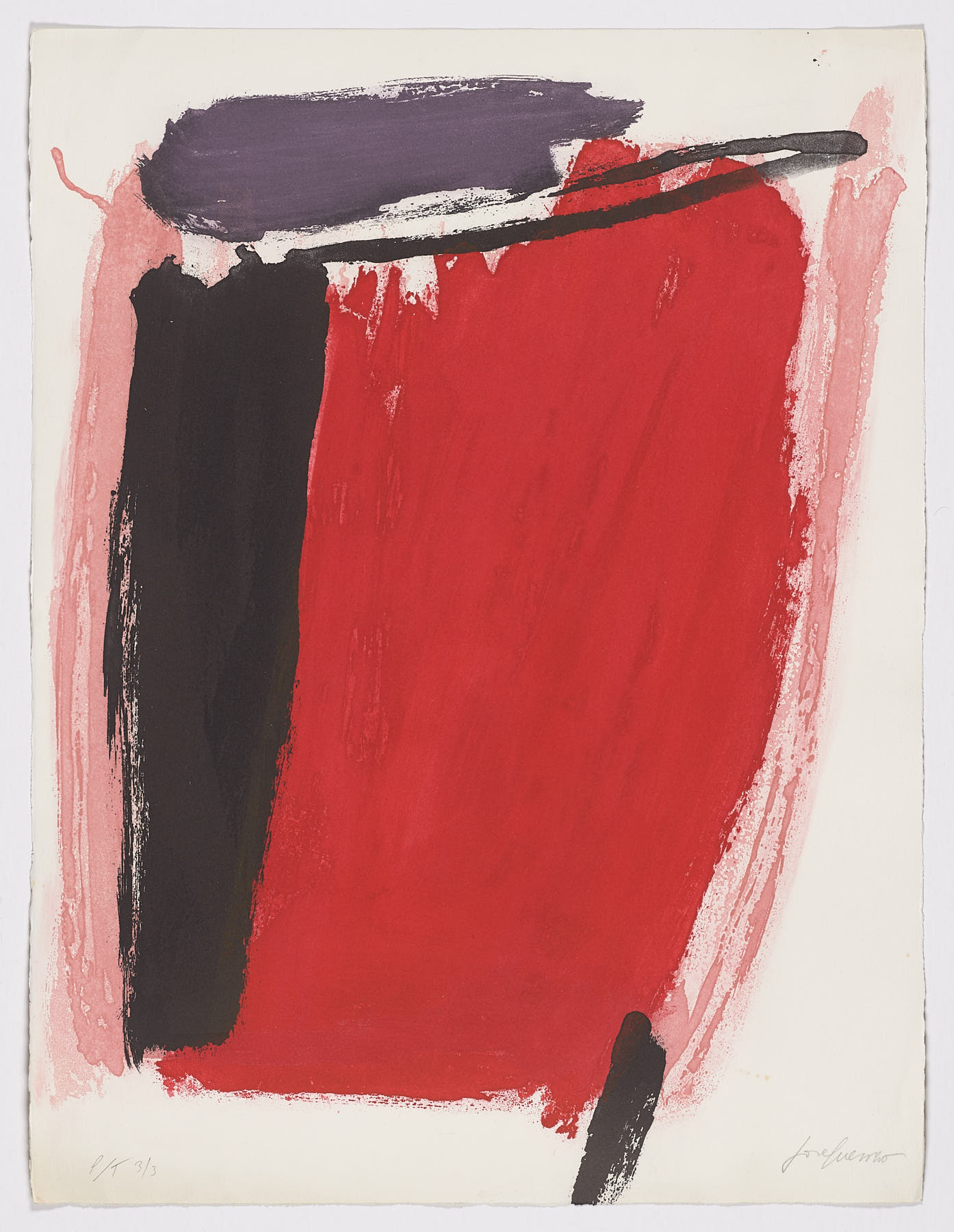 New York - Madrid III, 1985, José Guerrero