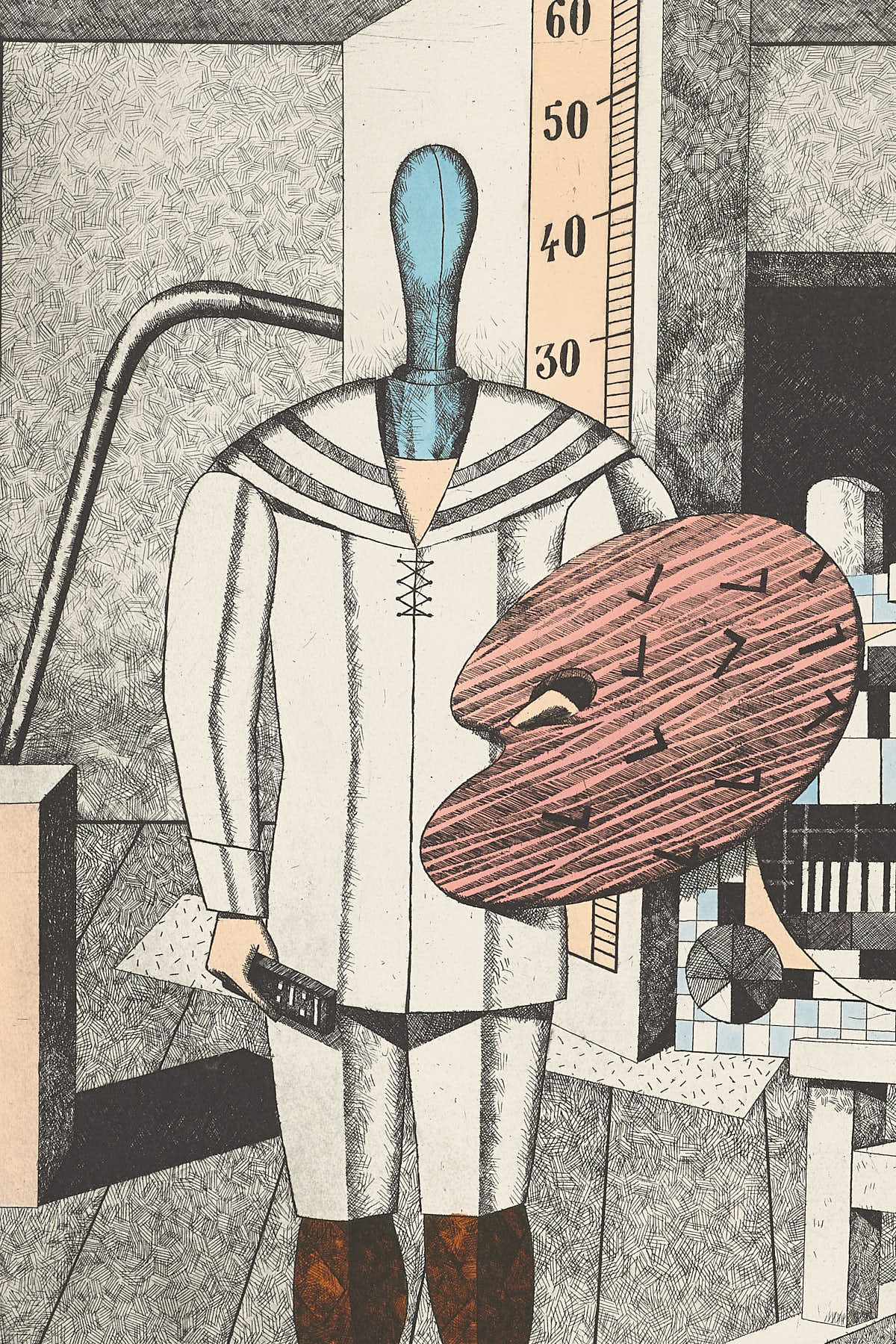 Pintor metafísico (serie Clasica), Fernando Bellver