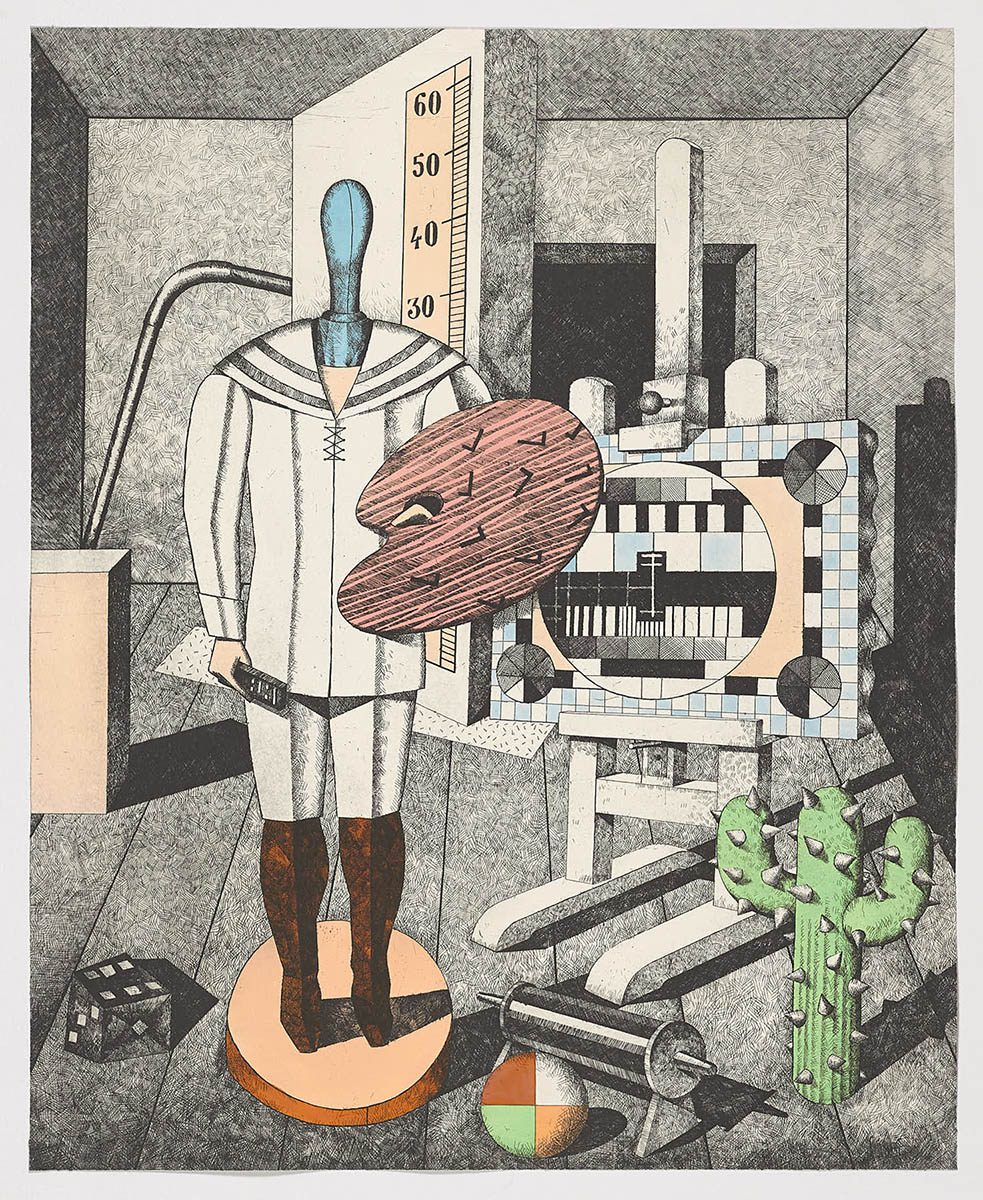 Serie Clásica: Pintor metafísico), Fernando Bellver