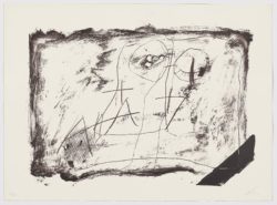 Llambrec material XI, 1975, Antoni Tàpies