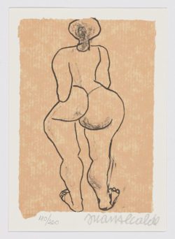 Desnudo de espaldas, Juan Alcalde