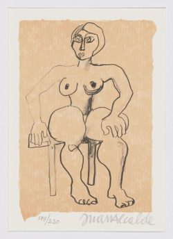 Sentada en la silla, Juan Alcalde