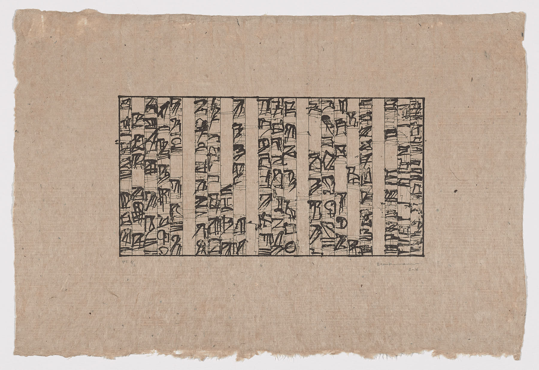 Enigma budista VII, 2016, Enrique Brinkmann