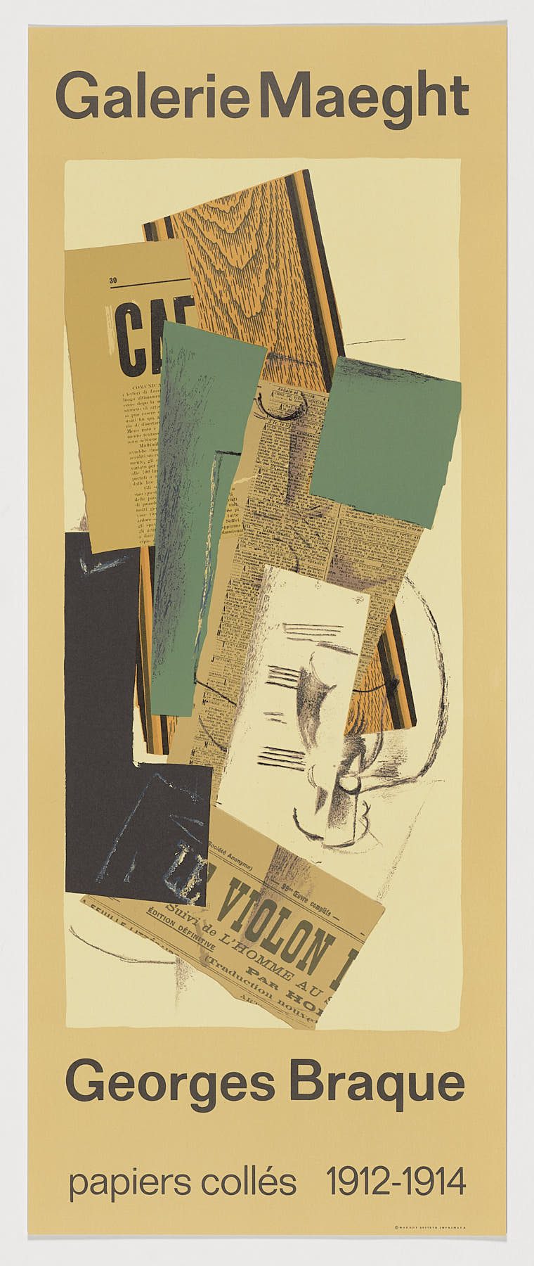 Galerie Maeght - Papiers collés. Georges Braque