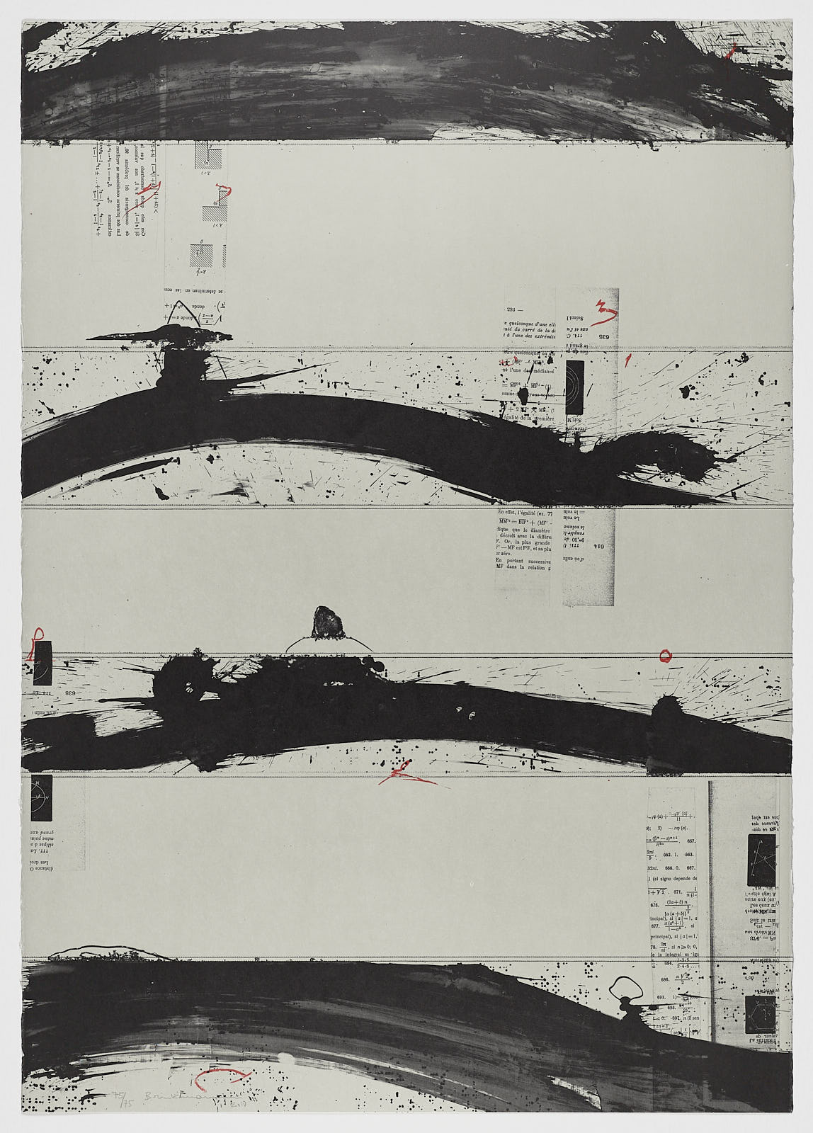 Cuatro manchas con fondo gris, Enrique Brinkmann