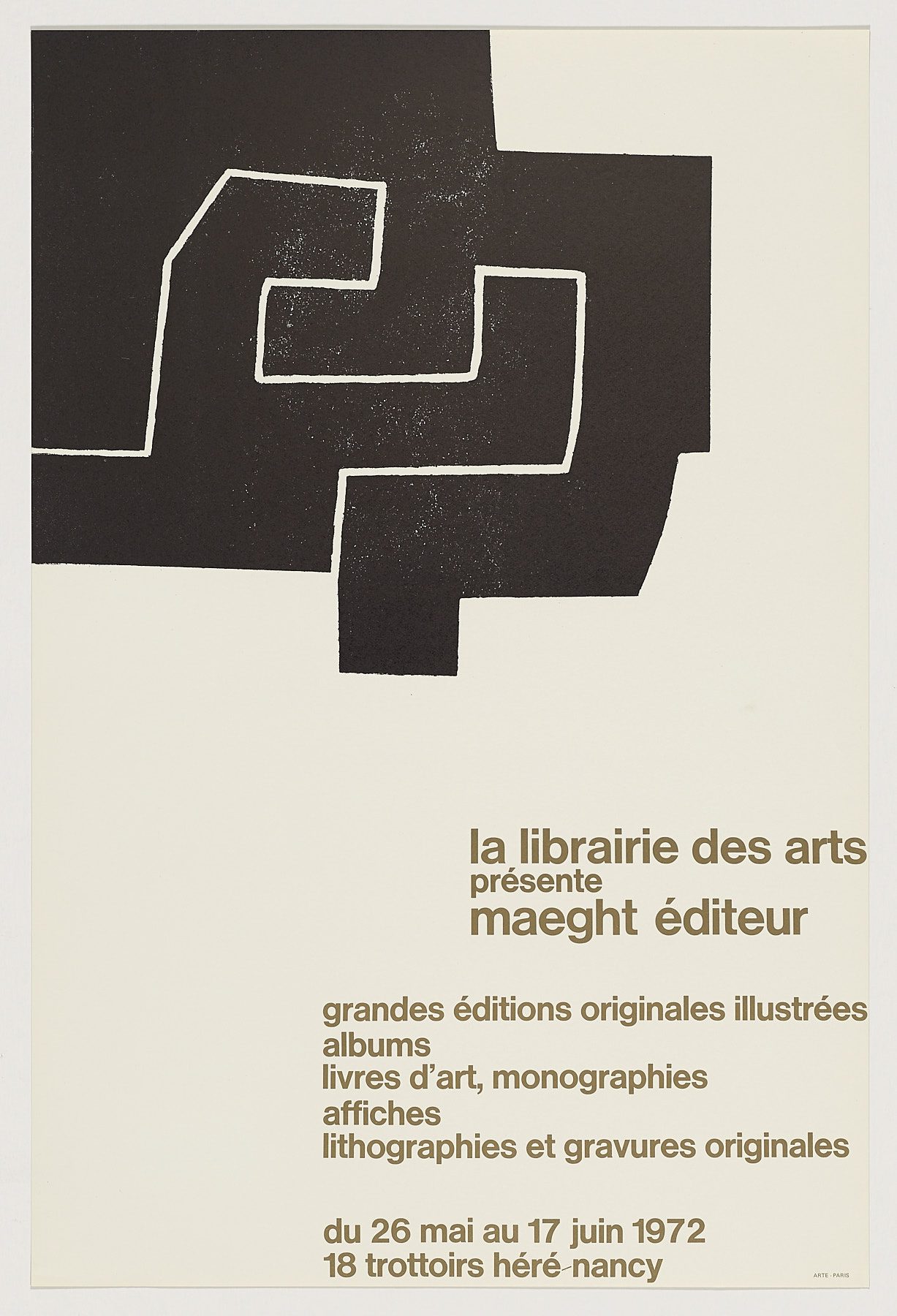 La librairie des arts, Eduardo Chillida