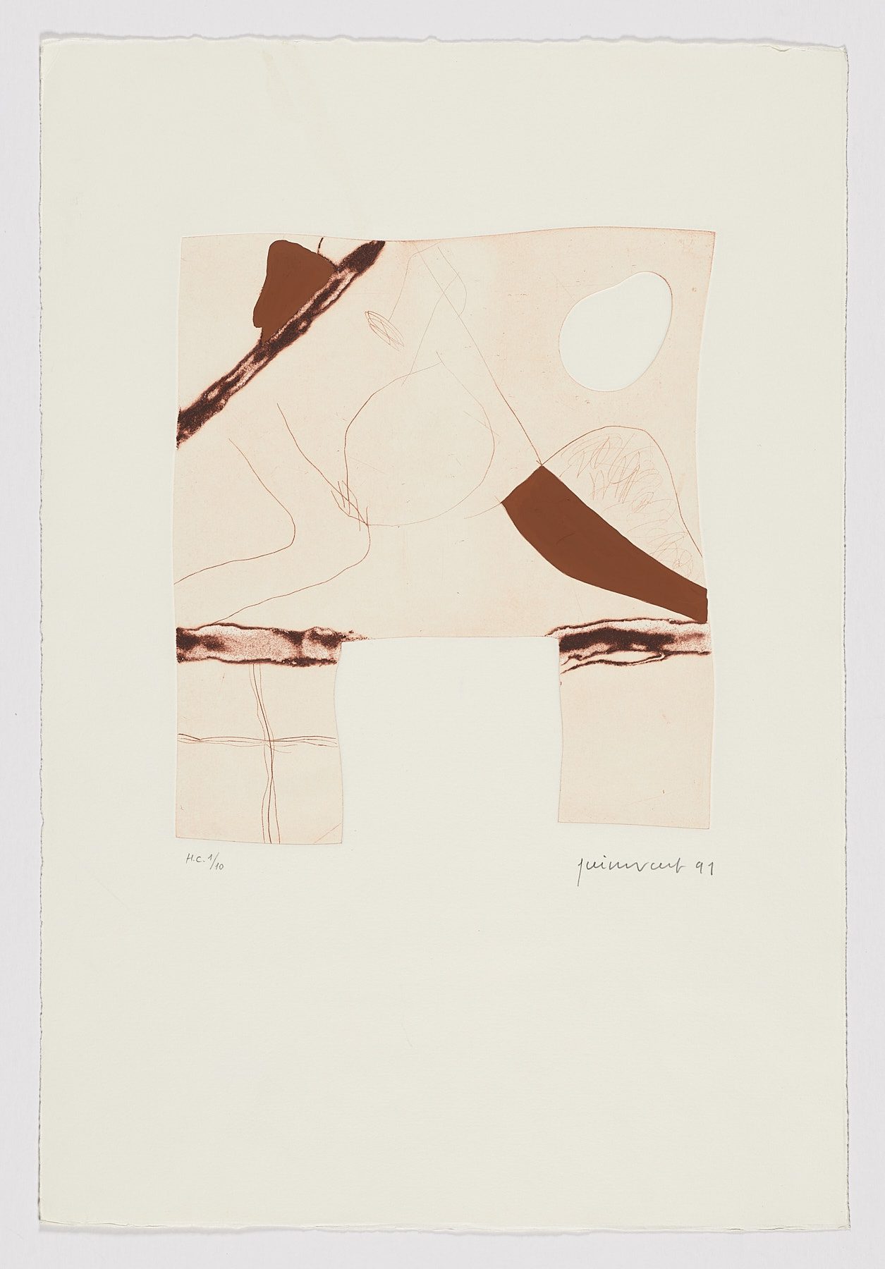 Imatges i Terra 6, 1991, Josep Guinovart